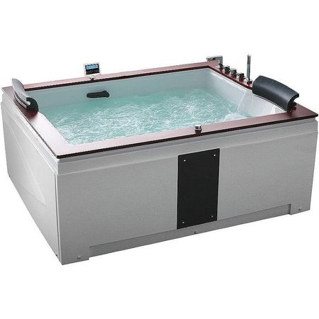 Акриловая ванна Gemy 186х151 G9052 II K R с гидромассажем