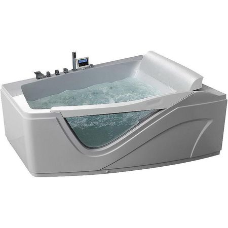 Акриловая ванна Gemy 170х130 G9056 K R с гидромассажем 290000₽