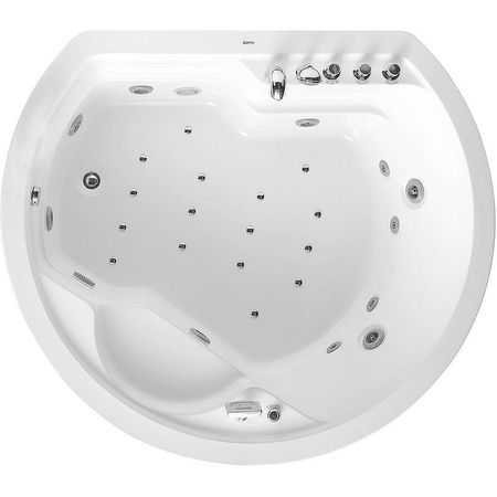 Акриловая ванна Gemy G9063 O 183х162 с гидромассажем 472000₽