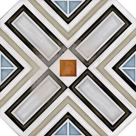 Керамический декор Vives Ceramica Vodevil Octogono Ritter Multicolor 20х20 см 376₽
