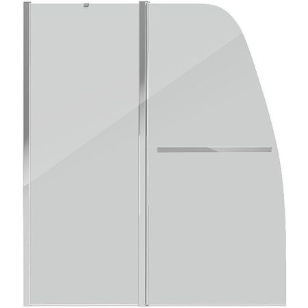 Шторка на ванну Grossman GR-1002 120 Хром 13500₽