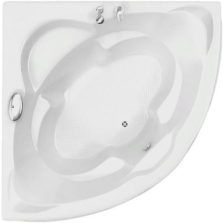 Акриловая ванна BellSan Селена 153x153 4627171531452 с гидромассажем