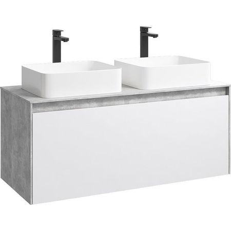 Корпус тумбы под раковину Aqwella 5 Stars Mobi 120 MOB0112BS подвесной Бетон светлый 55954₽