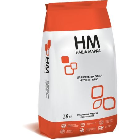 Наша Марка сухой корм для собак крупных пород с цыплёнком 4477₽