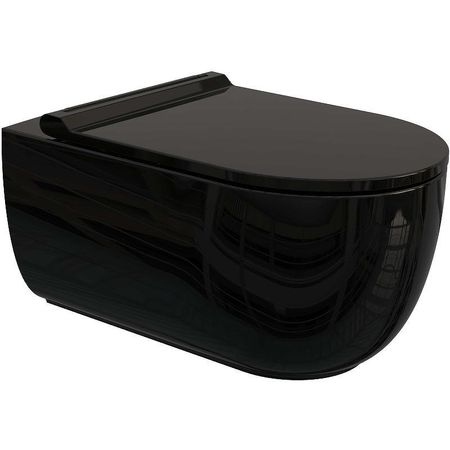 Унитаз биде Bien Vokha MDKA052N1VP1B9000 подвесной Черный глянец с сиденьем Микролифт 41240₽