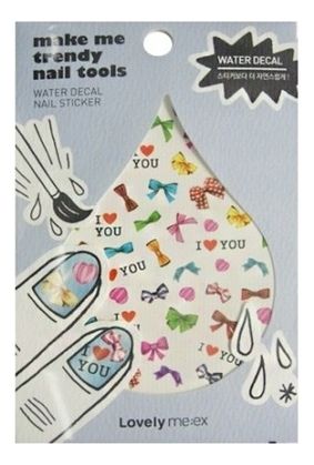 Наклейки для ногтей Lovely Me:ex Make Me Trendy Water Decal Sticker: 05 Love Love