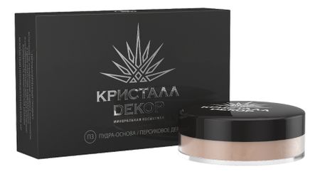 Тональная пудра-основа для макияжа лица Кристалл Dекор 10г: Персиковое дерево (новый дизайн)