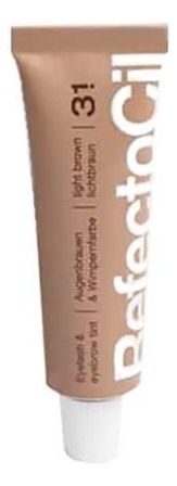 Краска для бровей и ресниц Eyelash &amp; Eyebrow Color 15мл: 3.1 Светло-коричневый