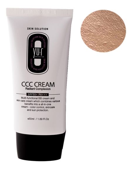 Корректирующий крем для лица CCC Cream SPF50+ PA+++ 50мл: Medium