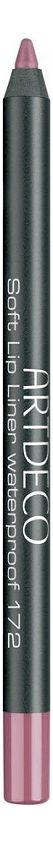 Карандаш для губ водостойкий Soft Lip Liner Waterproof 1,2г: 172 Cool Mauve