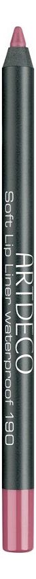 Карандаш для губ водостойкий Soft Lip Liner Waterproof 1,2г: 190 Cool Rose