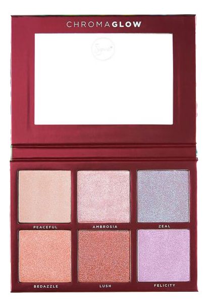 Палетка хайлайтеров Chroma Glow Shimmer &amp; Hughlight Palette