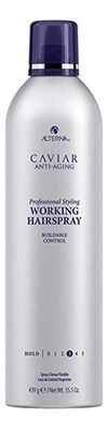 Лак для волос подвижной фиксации Caviar Anti-Aging Professional Styling Working Hairspray: Лак 211мл