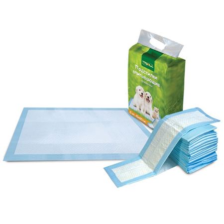 Triol подстилки впитывающие для собак 450х600 мм 6 шт 227₽