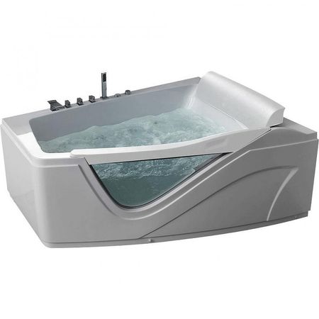 Акриловая ванна Gemy G9056BR 170х130 с гидромассажем 230000₽