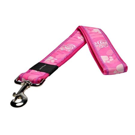 Rogz поводок-водилка для собак гигантских пород размер XXL серия Fancy Dress Длина 50 см розовый белый 853₽