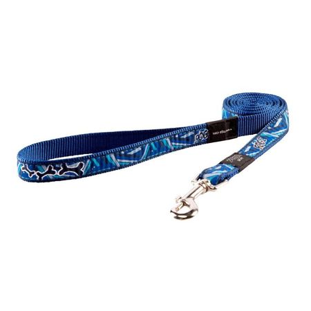 Rogz поводок для собак крупных пород размер L серия Fancy Dress Длина 140 см синий 799₽