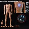 IN stock 1/6 Scale Male Iron Man Tony Glowing Body model ST020 body with Nano reactor /AT027/AT020 Durable Muscular Body figure