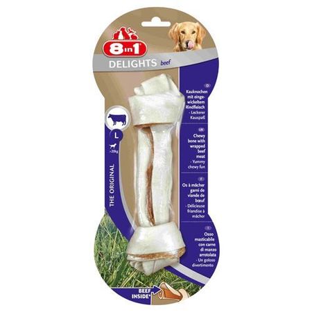 DELIGHTS Beef L Косточка с гов. для крупных пород в блистере 21см