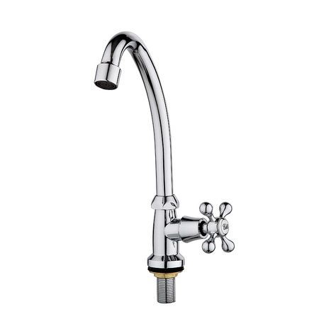 Кран для одного типа воды Ростовская Мануфактура Сантехники SL79-269F-4 Хром 1402₽