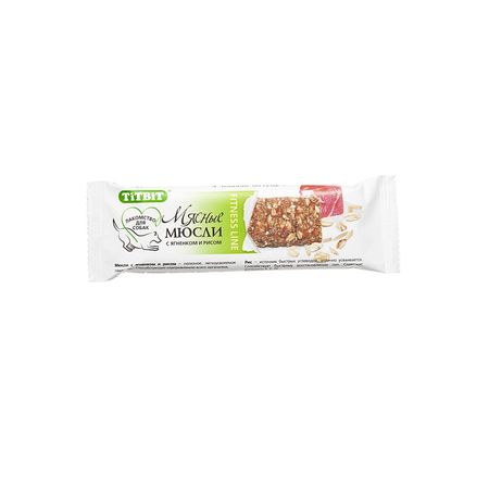 TiTBiT лакомство для собак батончик с мясом индейки и черносливом - 40 г 40₽