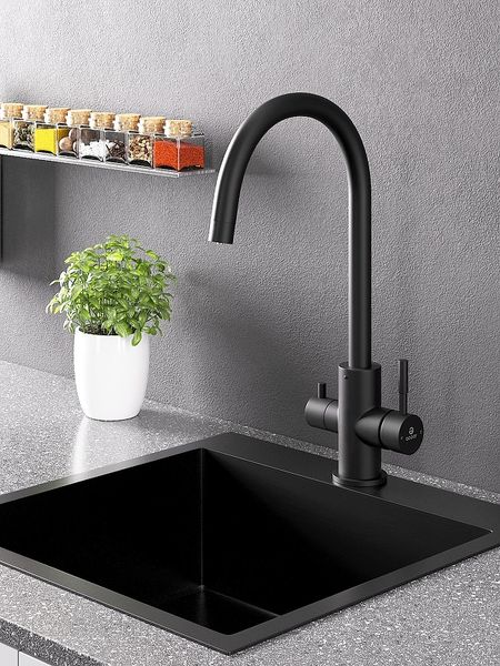 Смеситель для кухни Agger Zest A0700744 Черный 9890₽