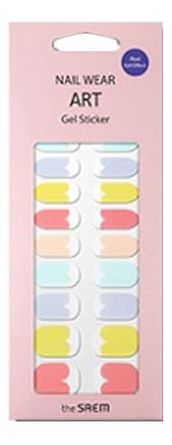 Наклейки для ногтей Nail Wear Art Gel Sticker 24шт: No 08