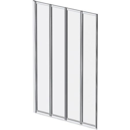 Шторка на ванну AMPM Like 100 W80BS-100-140CT профиль Хром стекло прозрачное 23390₽