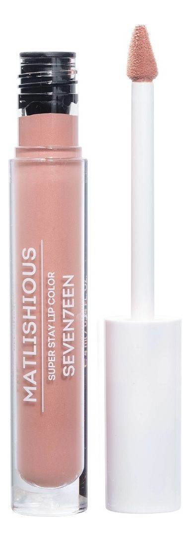 Жидкая помада-блеск для губ Matlishious Super Stay Lip Color 4мл: No 01
