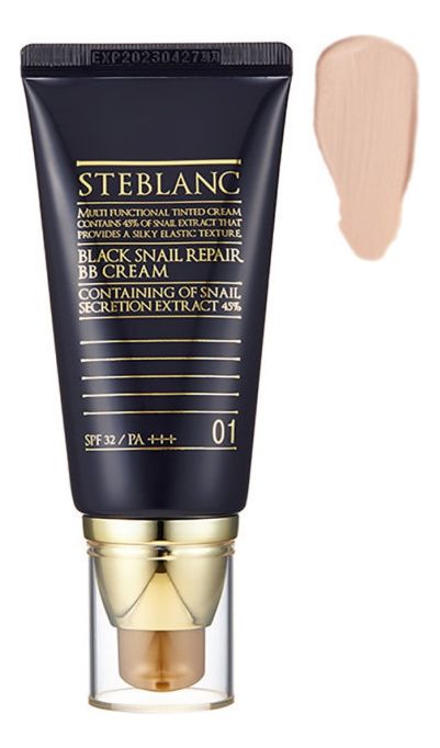 BB крем с муцином черной улитки Black Snail Repair Cream 50мл: 01 Светлый беж