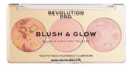 Палетка для макияжа 3 в 1 Blush &amp; Glow 8,4г: Peach Glow