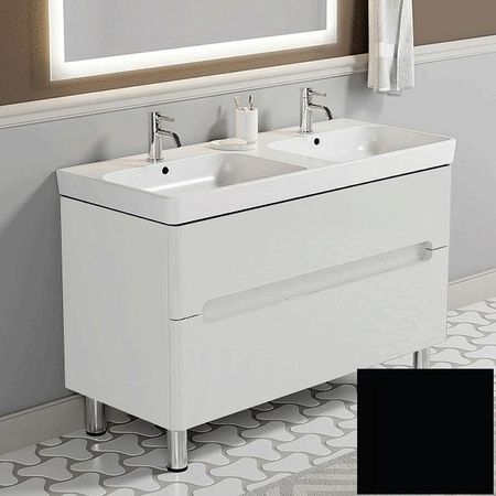 Тумба с раковиной SanVit Форма 120 kforma1202 в цвете Ral Черный глянец 91384₽