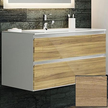 Тумба с раковиной SanVit Авеню-2 120 kavenu2120 с фактурой под дерево подвесная Карпатская ель 73415₽