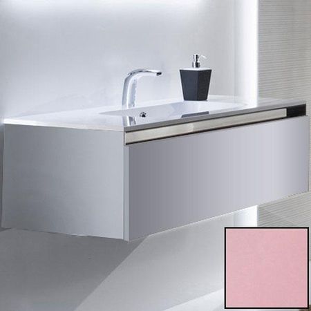 Тумба с раковиной SanVit Кубэ-1 120 kkube1120 в цвете Ral подвесная Розовый глянец 61843₽