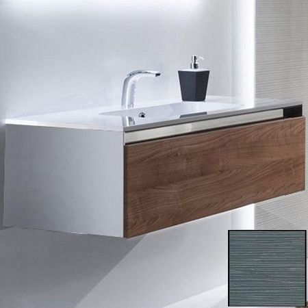 Тумба с раковиной SanVit Кубэ-1 80 kkube1080 с фактурой под дерево подвесная Шелк Сталь 42634₽