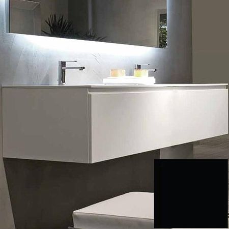 Тумба с раковиной SanVit Флай 100 kfly2100 в цвете Ral подвесная Черный глянец 54448₽