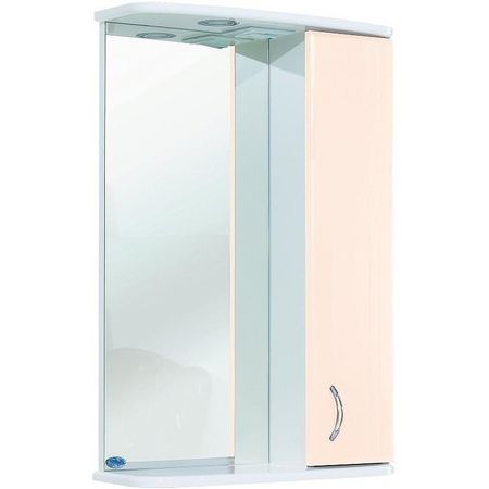 Зеркало со шкафом Bellezza Астра 55 4614908001074 с подсветкой R Бежевое 7603₽