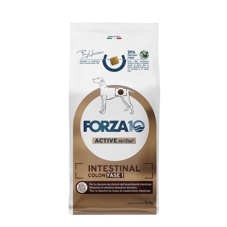 Forza10 Intestinal Colon Fase 1 полнорационный диетический корм для собак при расстройствах пищеварения с рыбой 14232₽