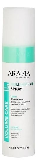 Спрей для объема тонких и склонных к жирности волос Volume Hair Spray 250мл