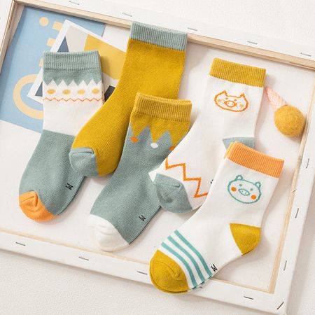 Cotton Thick Baby Toddler Socks Autumn and Winter Warm Baby Foot Sock 5 Pair//lot