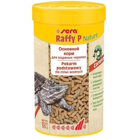 Sera RAFFY P корм для рептилий - 250 мл 55 г 513₽