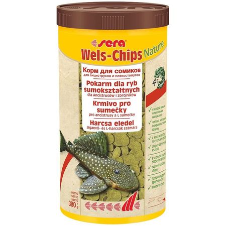 Sera Wels Chips корм для сомов прилипал 2426₽