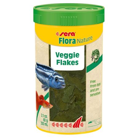 Sera Flora Nature корм для рыб растительный в хлопьях - 250 мл 60 г 680₽
