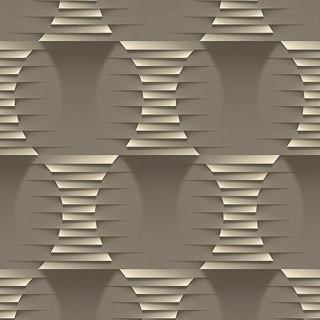 Обои Andrea Rossi Barbana 54284-4 Винил на флизелине 1061005 Коричневый Круги 3960₽