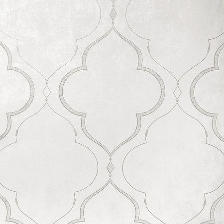 Обои Wiganford by Solo Lianna Leeds N55661 Флизелин (1,06*10,05) Белый/Серый, Орнамент