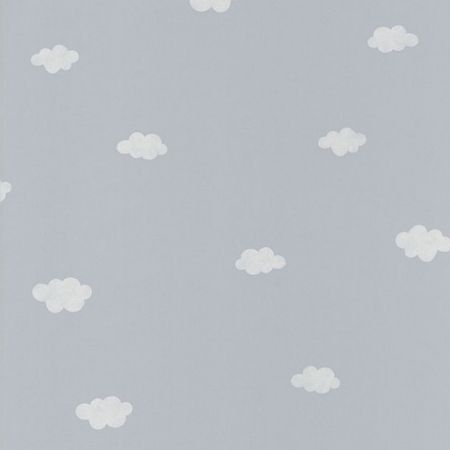 Обои детские Casadeco Rose Nino 29756430 Винил на флизелине 0531005 Голубой Облака 4080₽