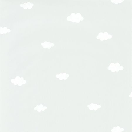 Обои детские Casadeco Rose Nino 29756549 Винил на флизелине 0531005 Зеленый Облака 4080₽