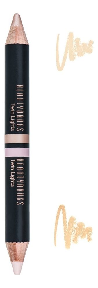 Двойной карандаш-хайлайтер для бровей Twin Lights 2,98г: 02