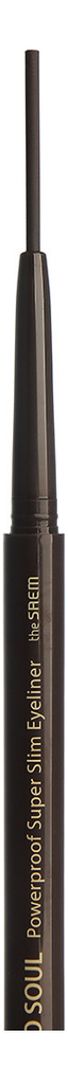 Подводка для глаз тонкая Eco Soul Powerproof Super Slim Eyeliner 0,1мл: BK02 Ash Black