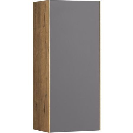 Подвесной шкаф Aquaton Сохо 35 1A258403AJA00 Дуб веллингтон Графит софт 10183₽
